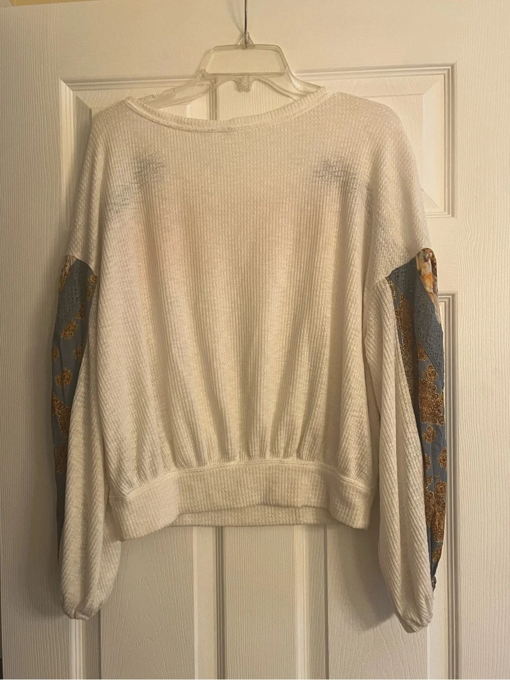 Free People Clash Wildflower Waffle Thermal Top
